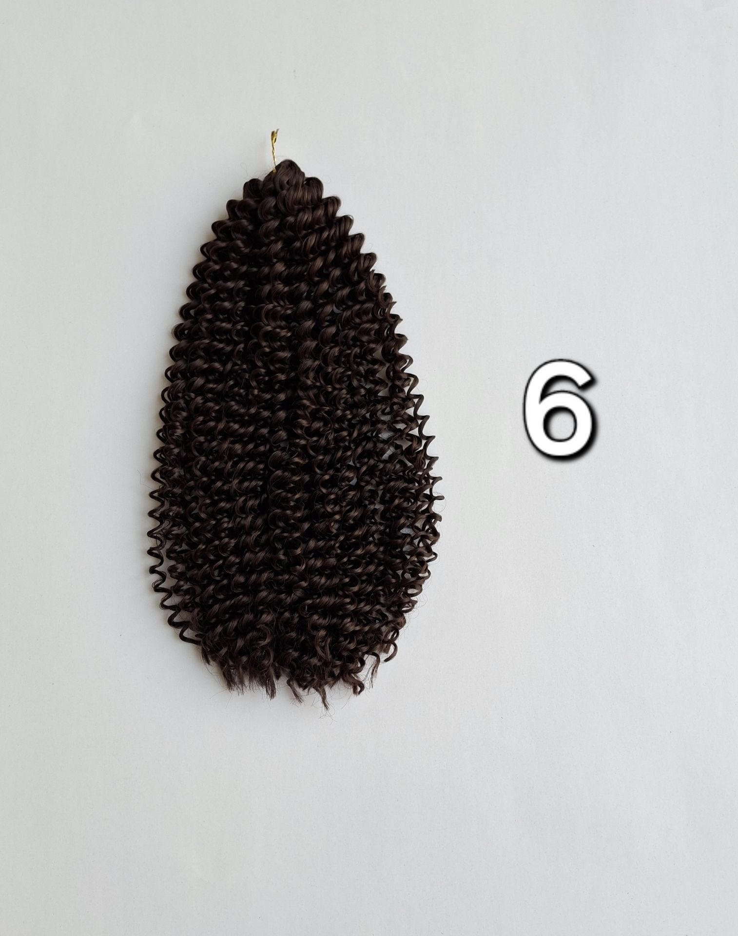 موی آفرو سیم تلفنی تک رنگ کد 6
