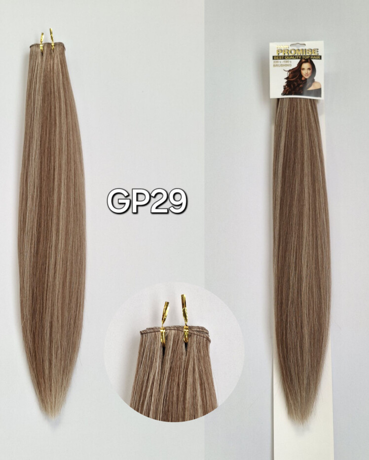 موی اکستنشن سردوخت ابریشمی نیم‌پوش کد GP29