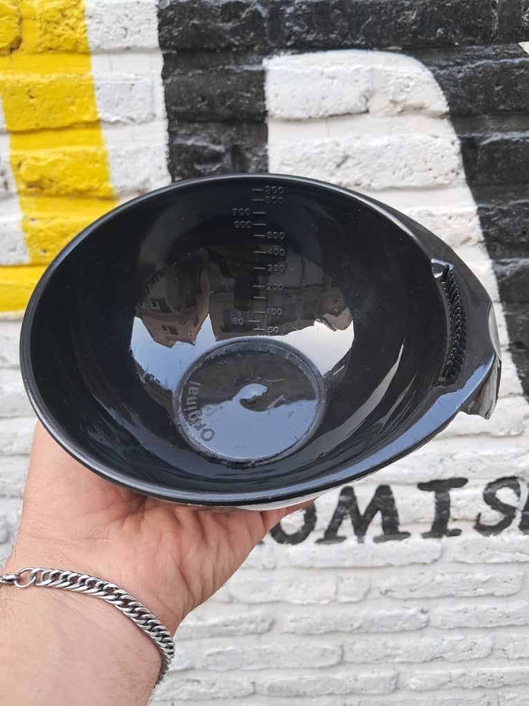  کاسه رنگ مو بزرگ رنگ مشکی 