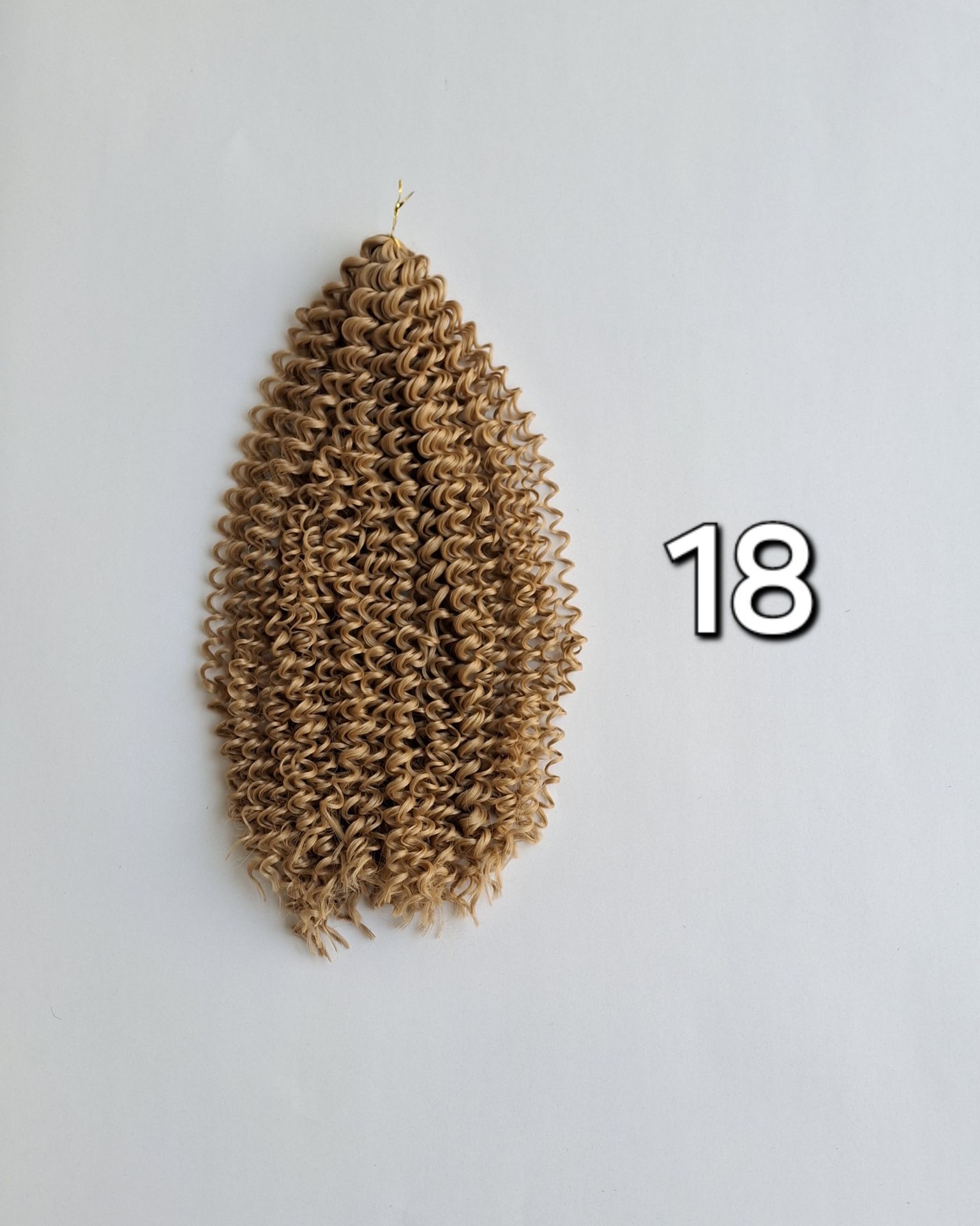 موی آفرو سیم تلفنی تک رنگ کد 18