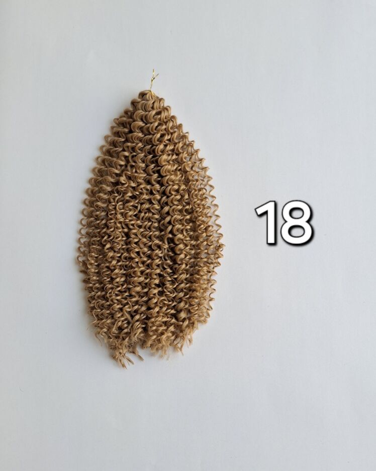 موی آفرو سیم تلفنی تک رنگ کد 18