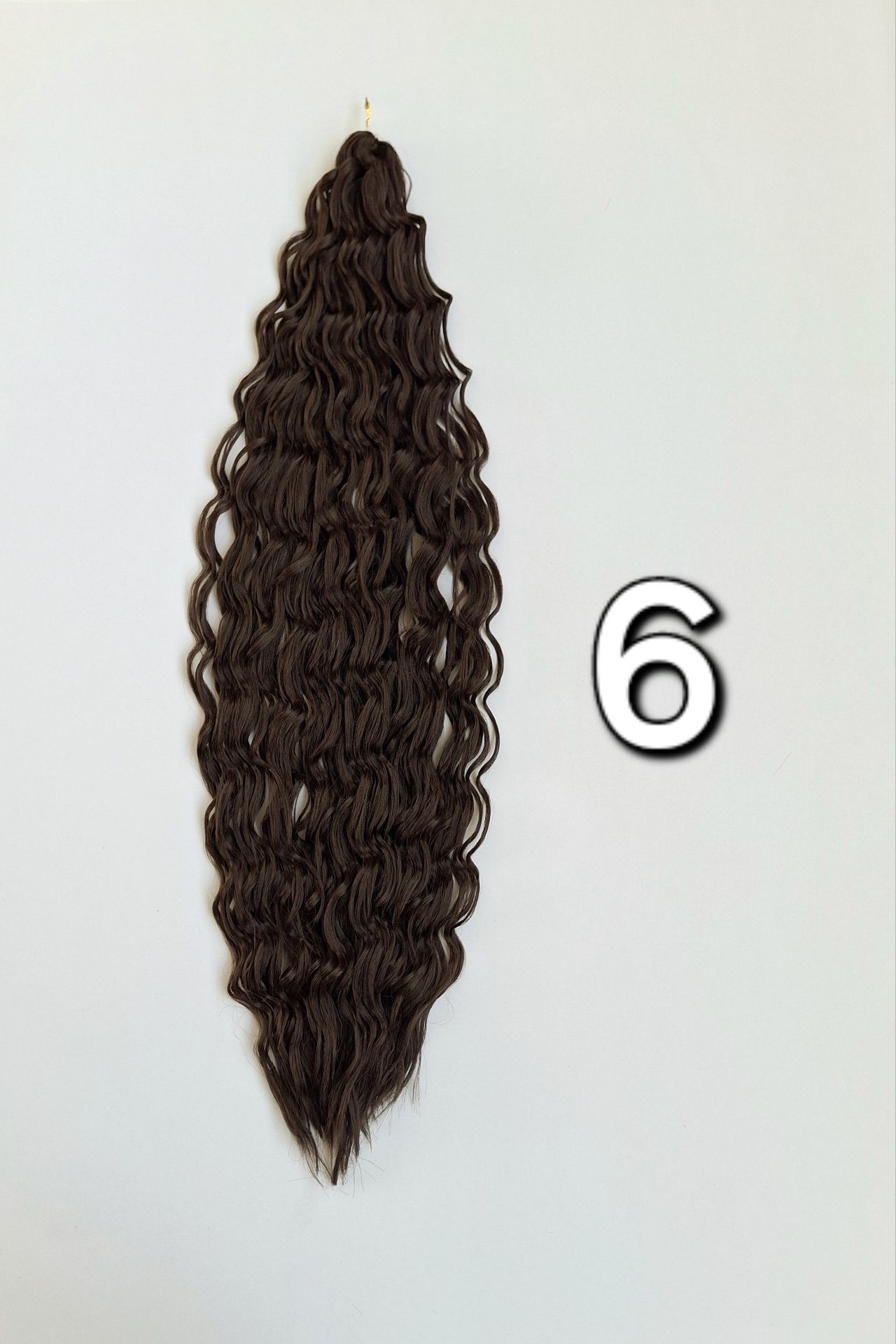 موی آفرو روسی تک رنگ کد 6