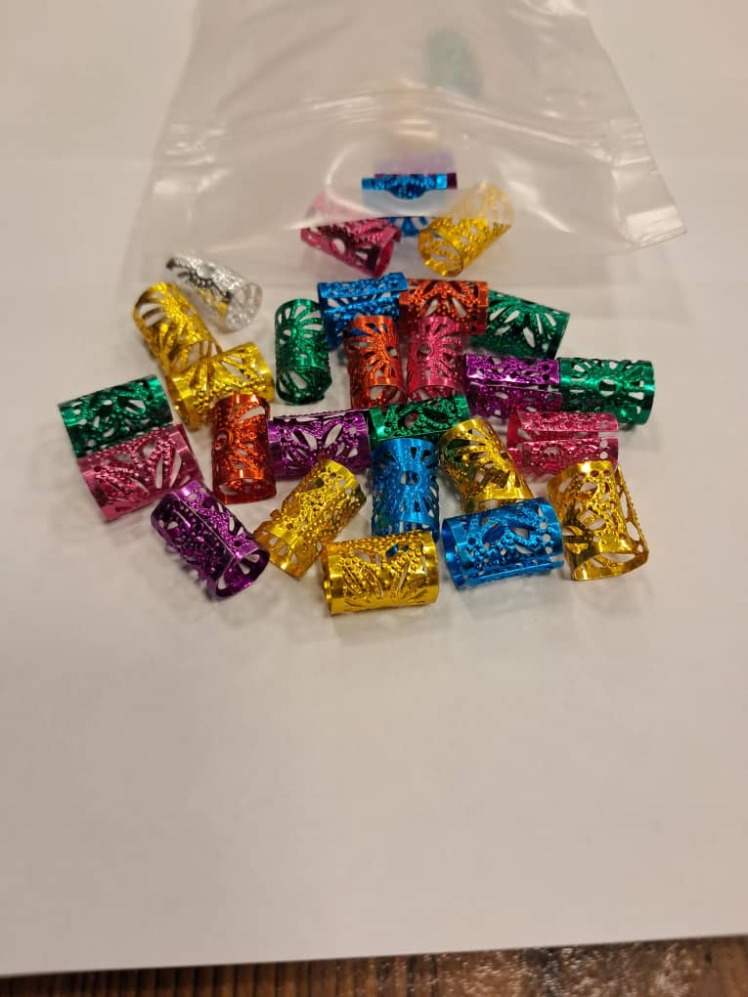 مهره روسی هفت رنگ مو سایز بزرگ