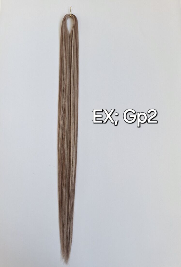 موی دوسرباز لایت ابریشمی مخصوص اکستنشن کد EX,Gp2