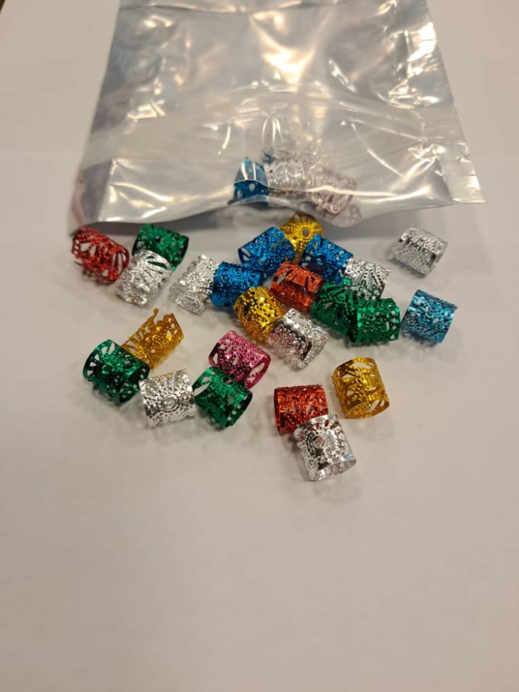 مهره روسی هفت رنگ مو سایز متوسط