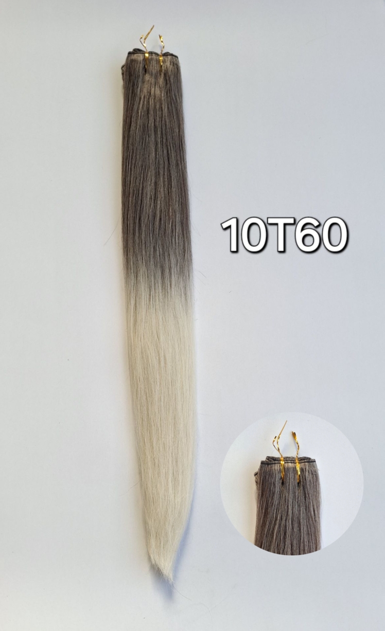موی اکستنشن سردوخت پوش ابریشمی آمبره پرومیس کد 10T60