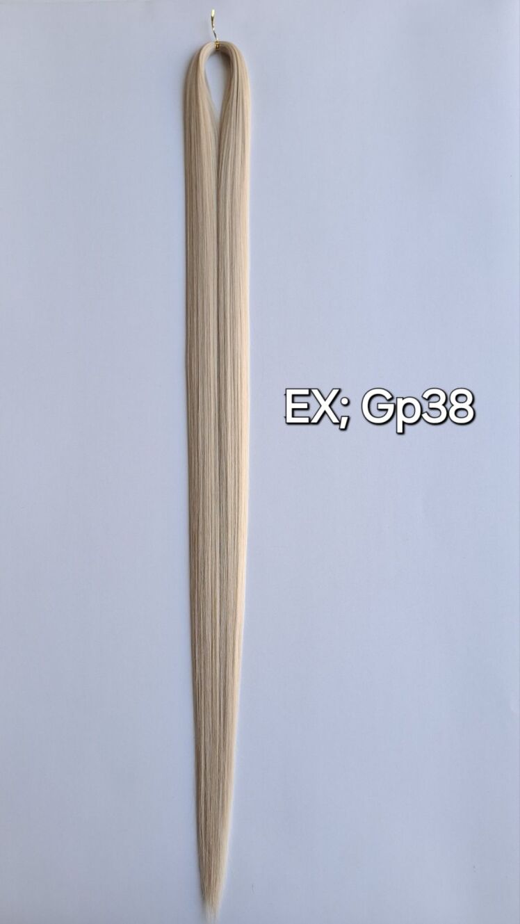 موی دوسرباز ابریشمی لایت مخصوص اکستنشن کد EX,Gp38