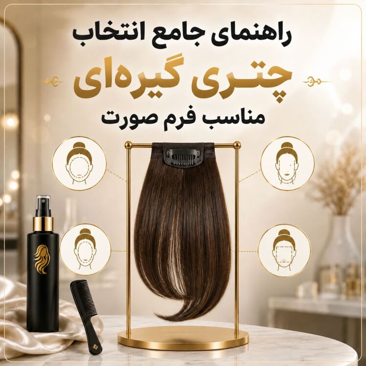 راهنمای جامع انتخاب چتری گیرهای مناسب فرم صورت؛ رازهای تغییر چهره در ۳۰ ثانیه