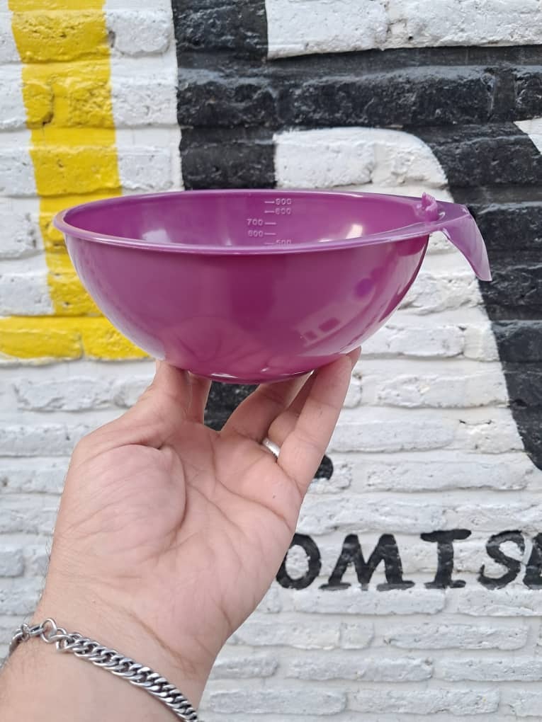  کاسه رنگ مو بزرگ رنگ بنفش 