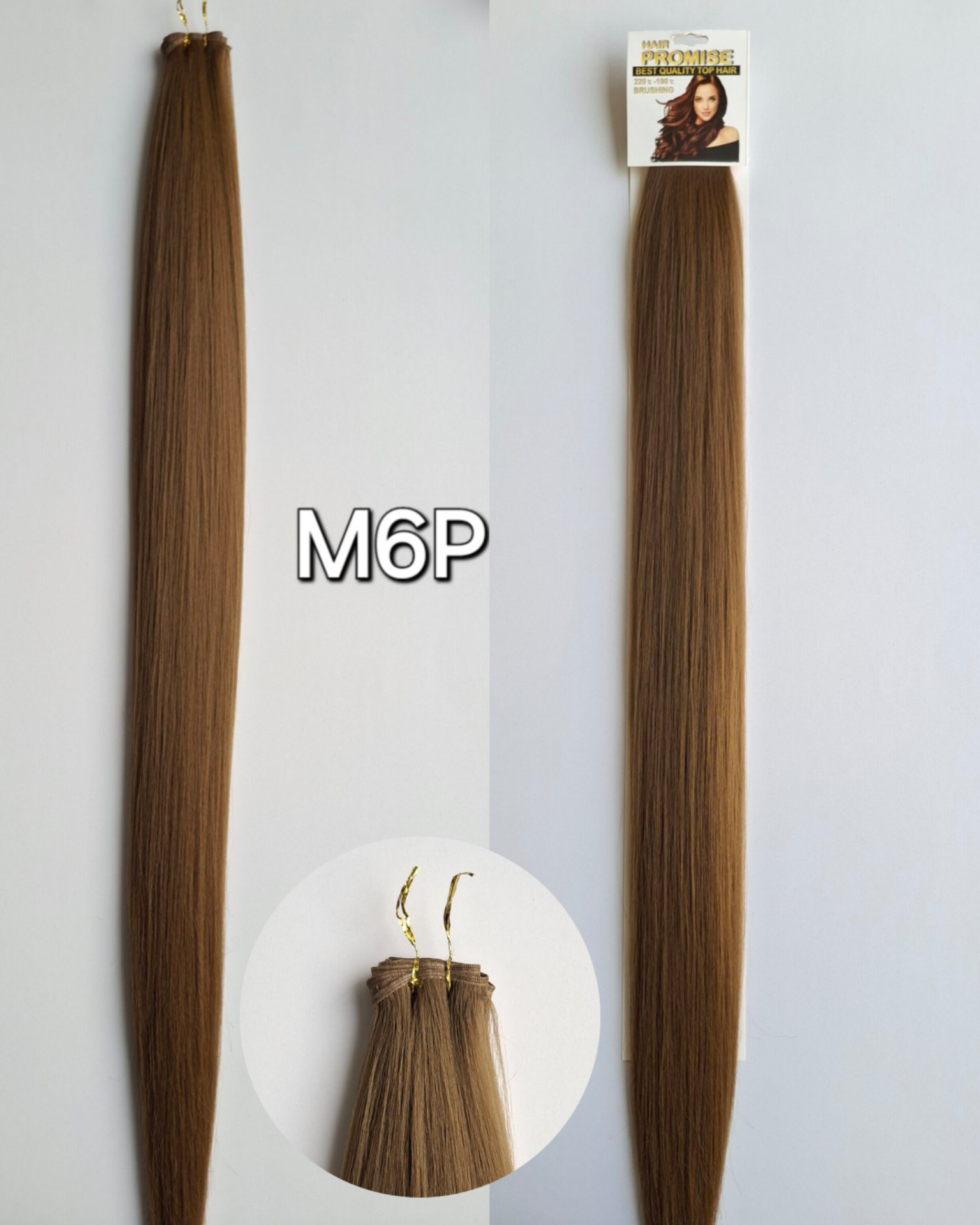 موی اکستنشن سردوخت نیمپوش ابریشمی کد M6P