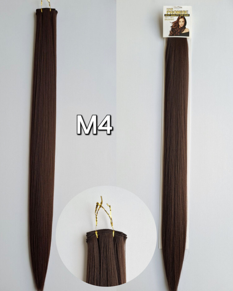 موی اکستنشن سردوخت نیم‌پوش ابریشمی کد M4