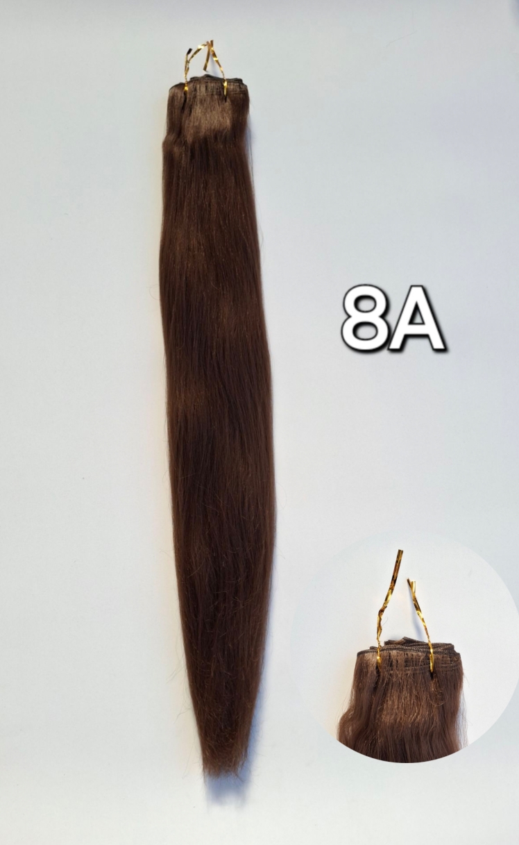 موی اکستنشن سردوخت پوش ابریشمی تک رنگ پرومیس کد 8A