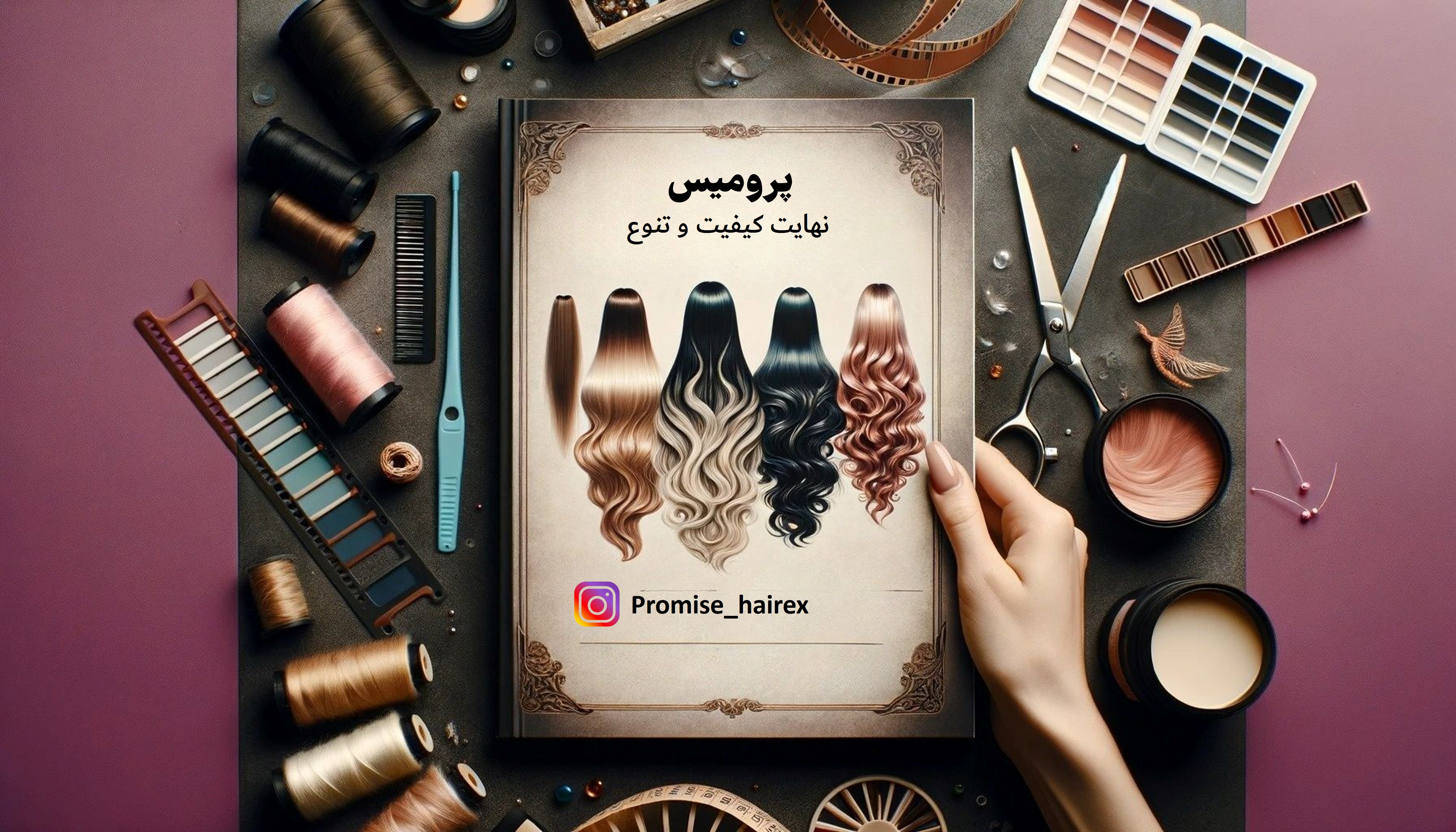 بهترین اکستنشن مو مناسب برای بافت بدون پرز و گره