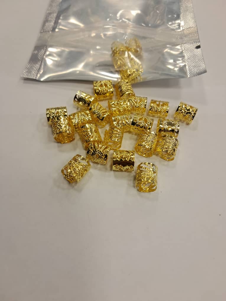  مهره روسی طلایی مو سایز متوسط 