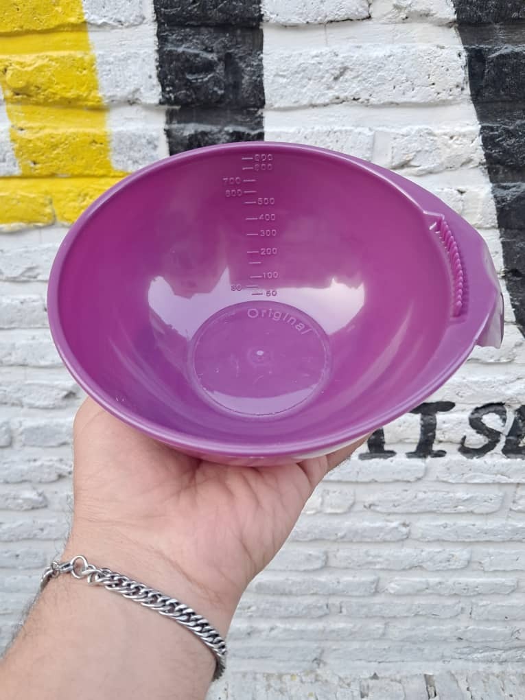  کاسه رنگ مو بزرگ رنگ بنفش 