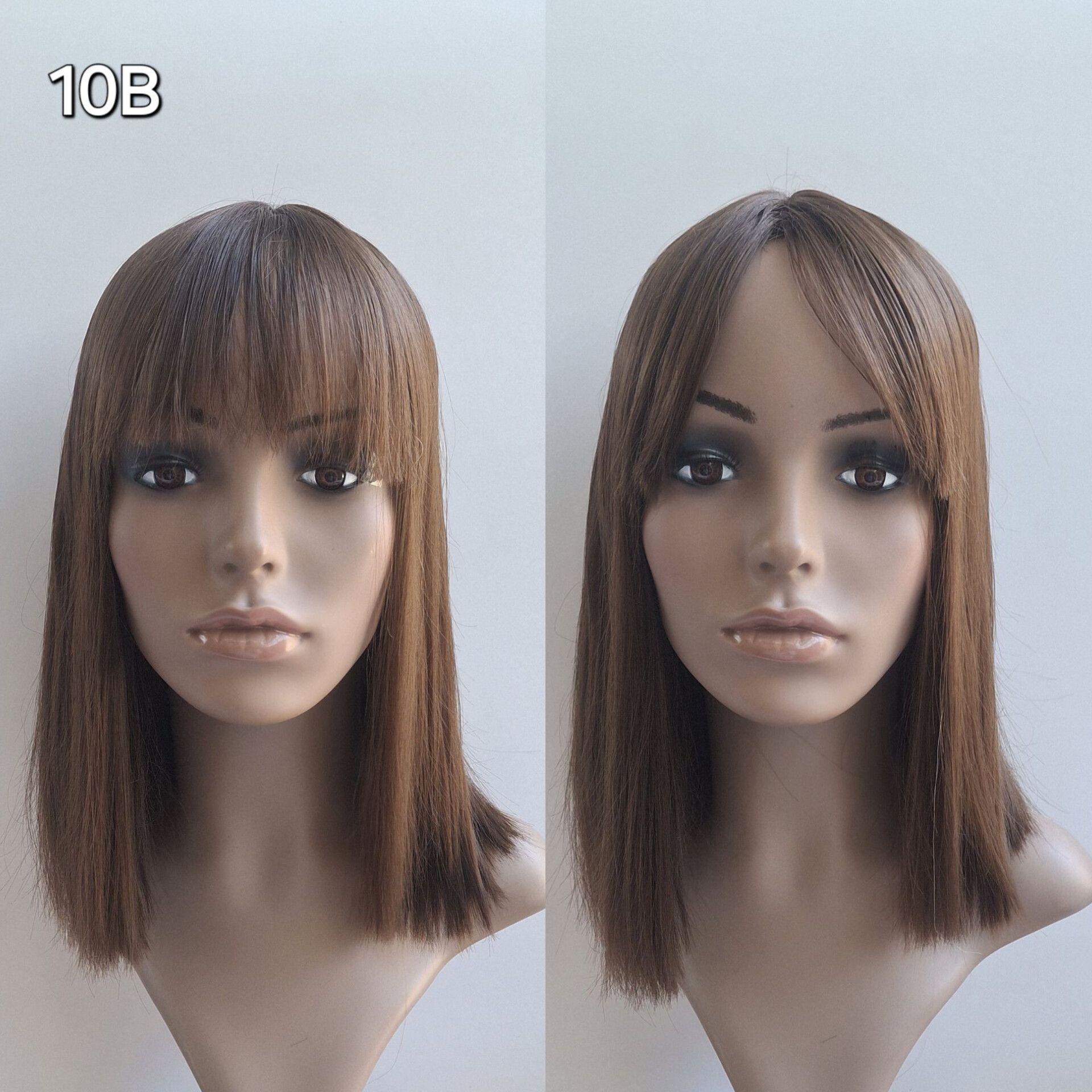  کلاه گیس مصری چتری دار فرق ثابت تک رنگ کد 10B 