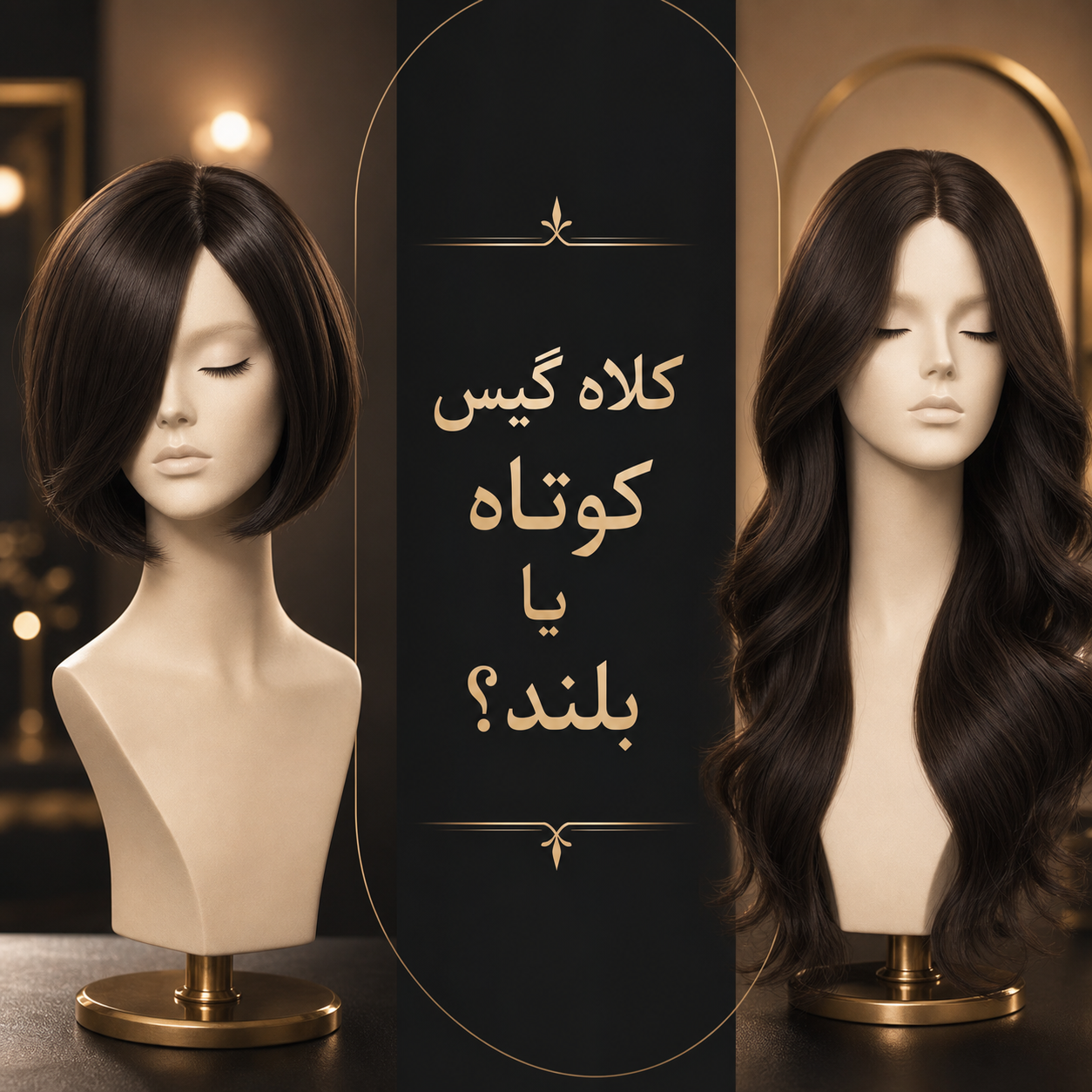 کلاه گیس کوتاه یا بلند؟ راهنمای جامع انتخاب بهترین مدل برای استایل شما