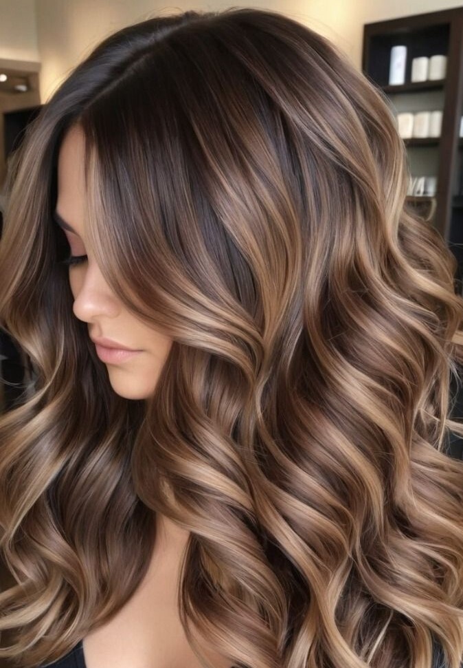 ترند رنگ های اکستنشن مو در پاییز 2025