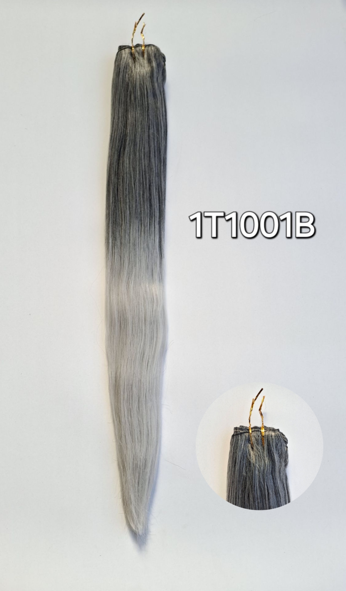 موی اکستنشن سردوخت پوش ابریشمی آمبره پرومیس کد 1T1001B