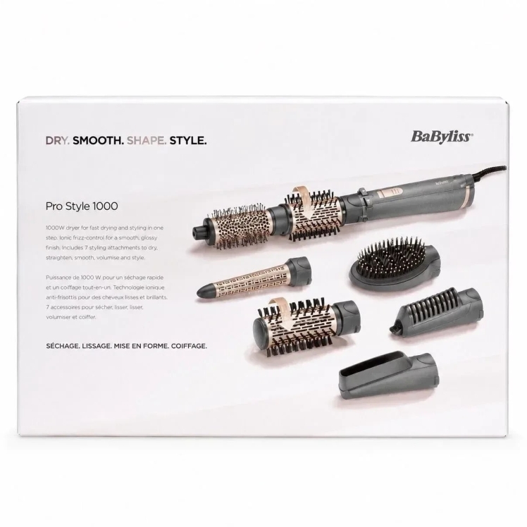 سشوار چرخشی و برس‌دار چندکاره بابلیس مدل Pro Style 1000