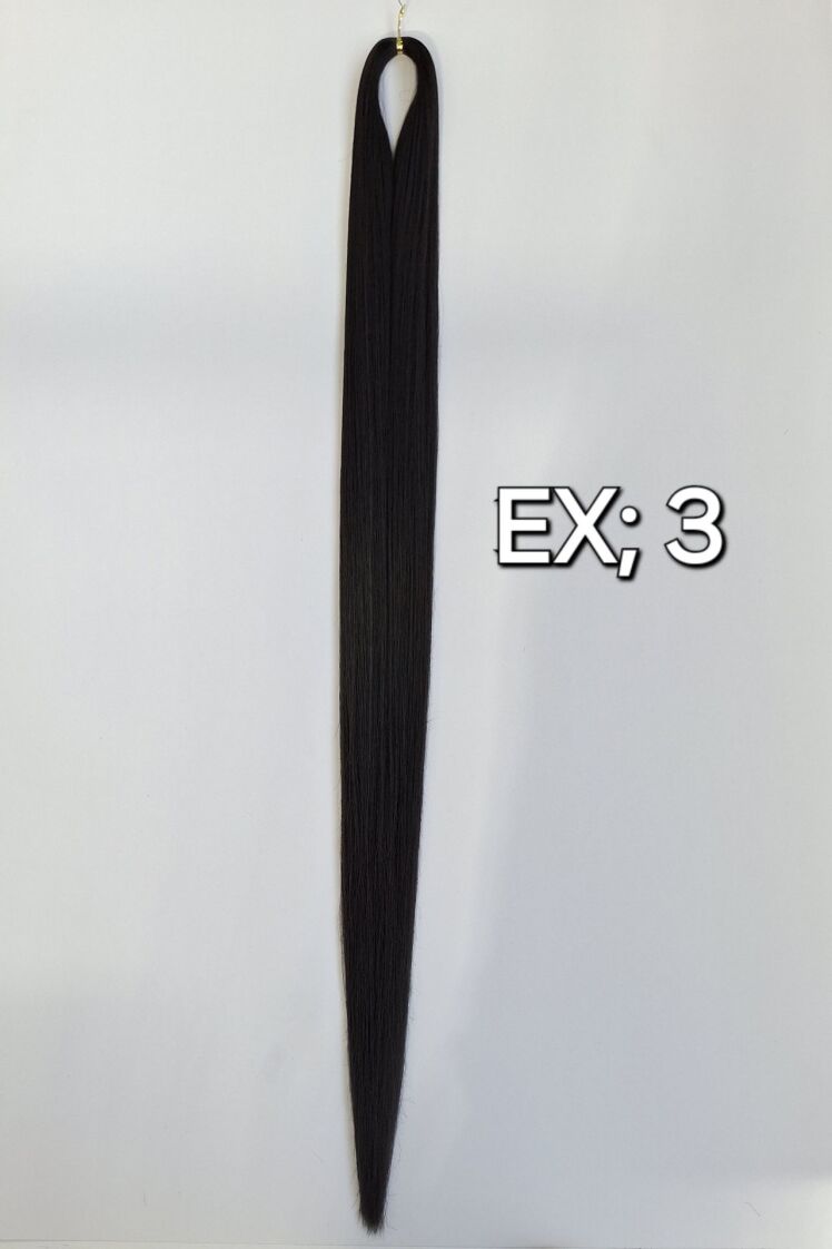 موی دوسرباز ابریشمی مخصوص اکستنشن کد EX3