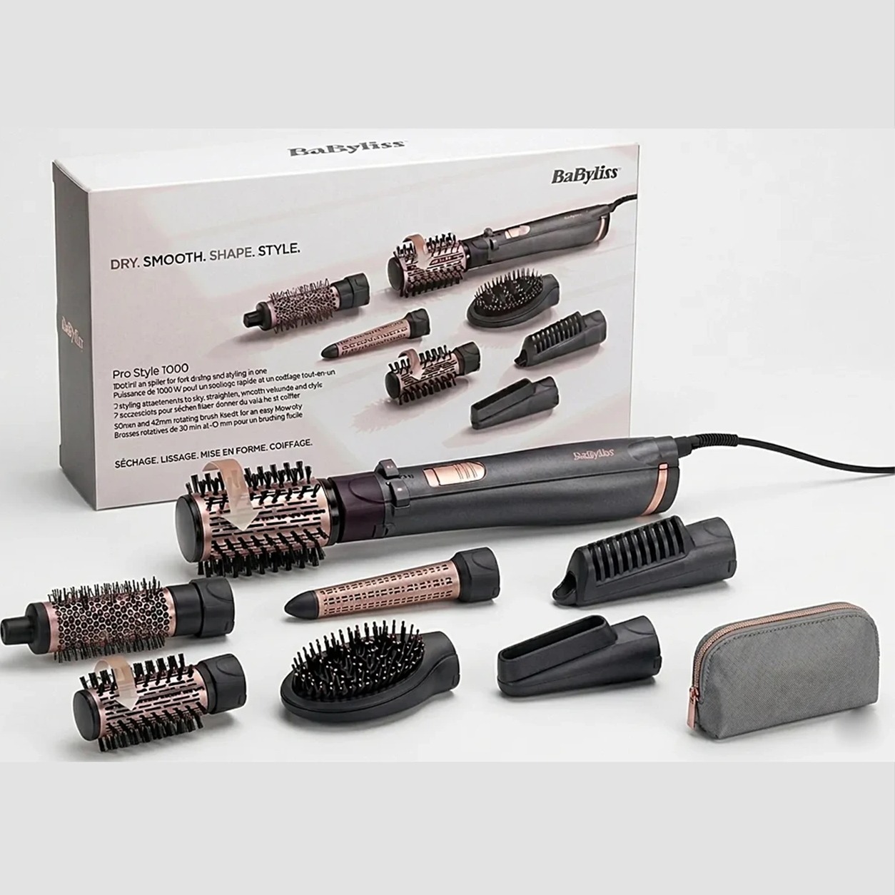 سشوار چرخشی و برسدار چندکاره بابلیس مدل Pro Style 1000