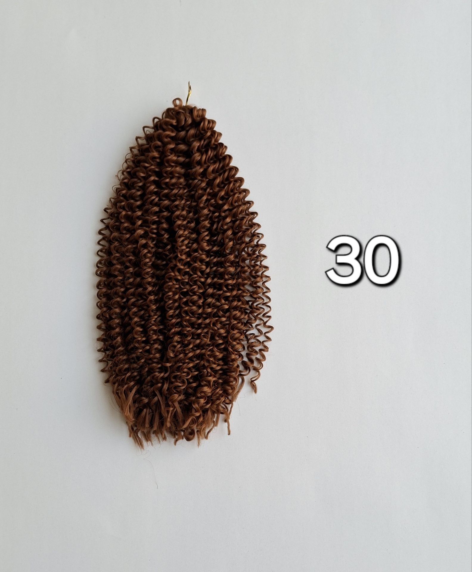 موی آفرو سیم تلفنی تک رنگ کد 30