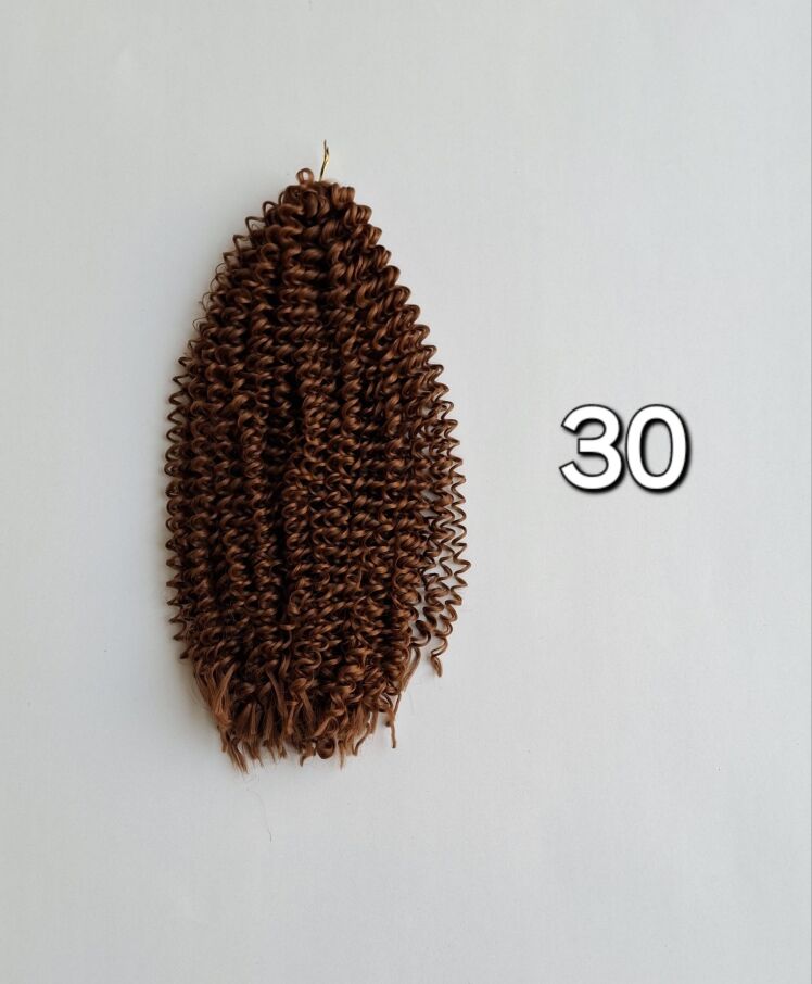 موی آفرو سیم تلفنی تک رنگ کد 30