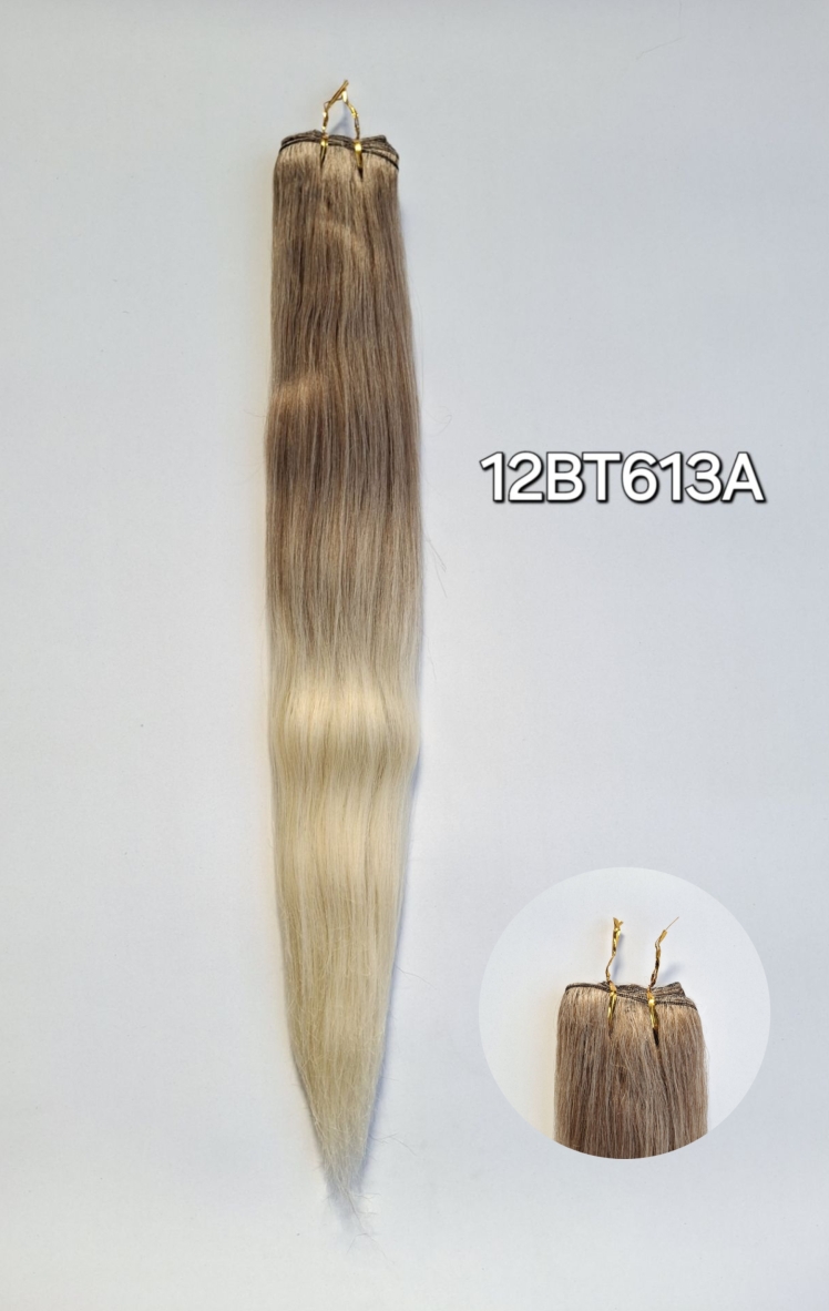موی اکستنشن سردوخت پوش ابریشمی آمبره پرومیس کد 12BT613A