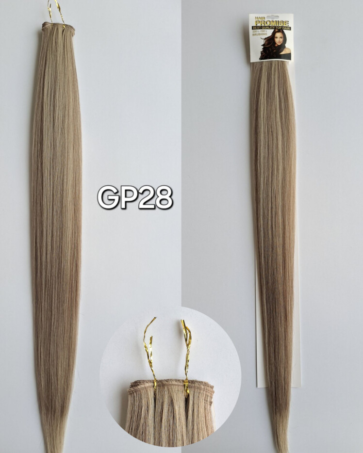 موی اکستنشن سردوخت نیم پوش ابریشمی لایت کد GP28