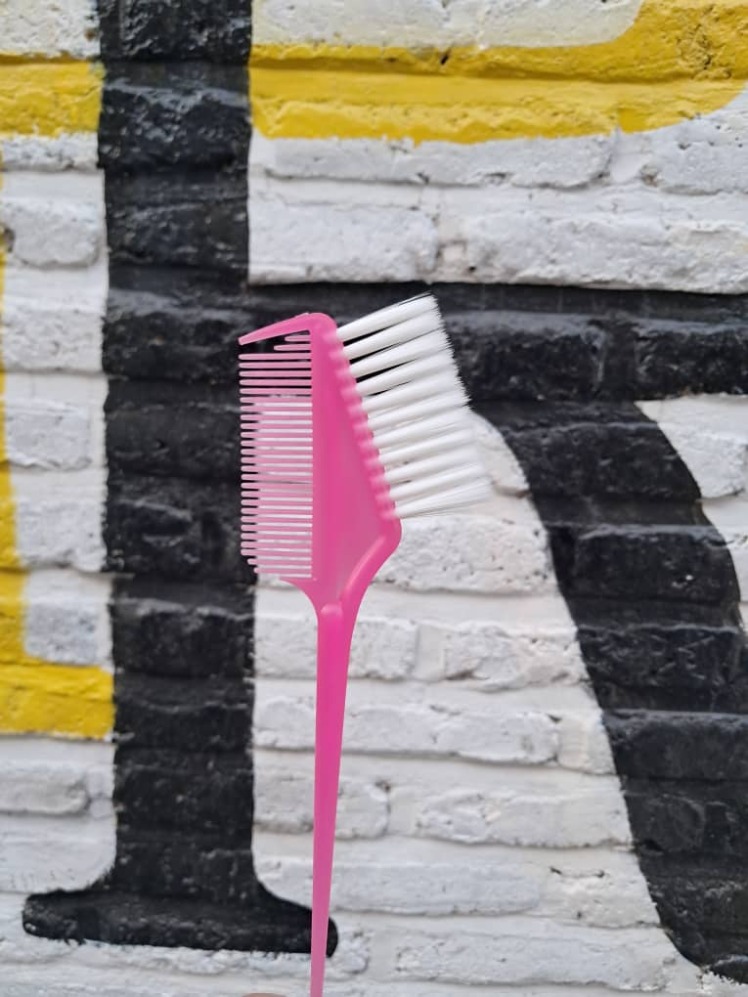 فرچه رنگ مو دوطرفه تونی رنگ صورتی