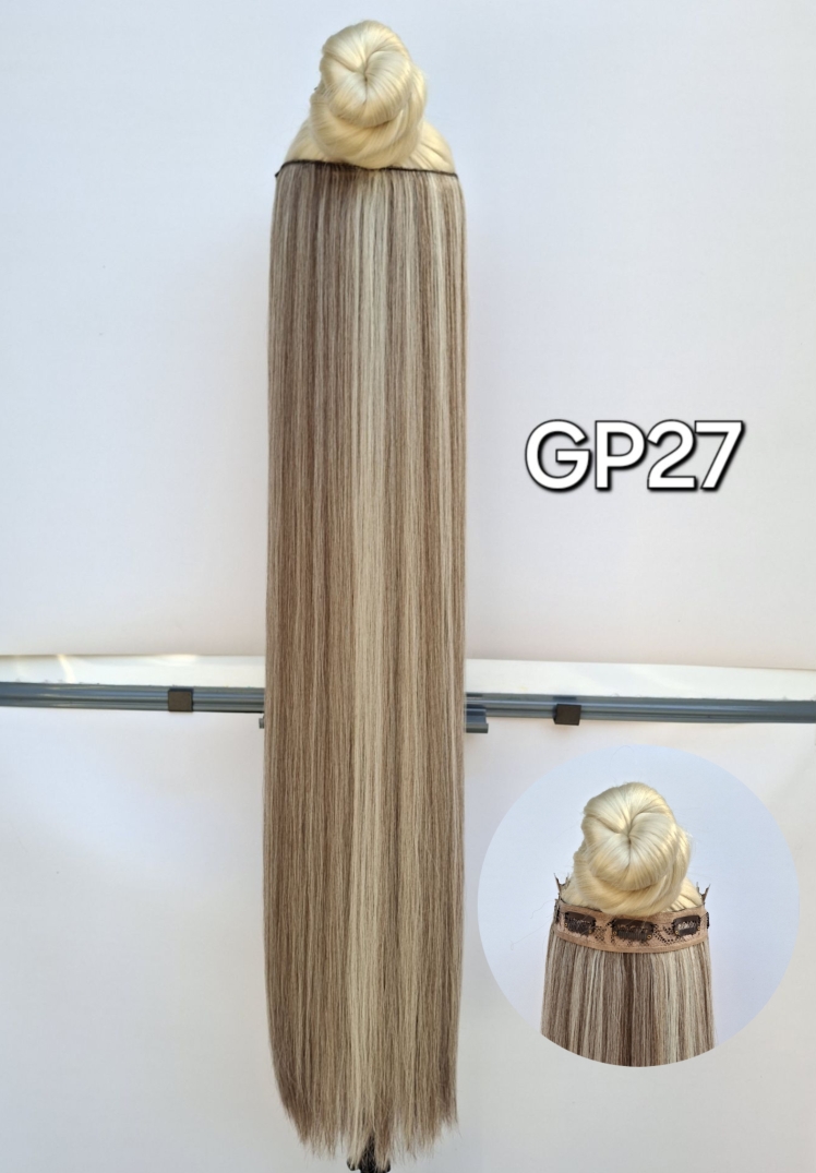 موی اکستنشن گوش تا گوش نیم پوش ابریشمی لایت پرومیس کد GP27